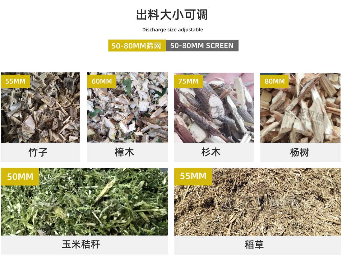 模板破（pò）碎機出料大小可調